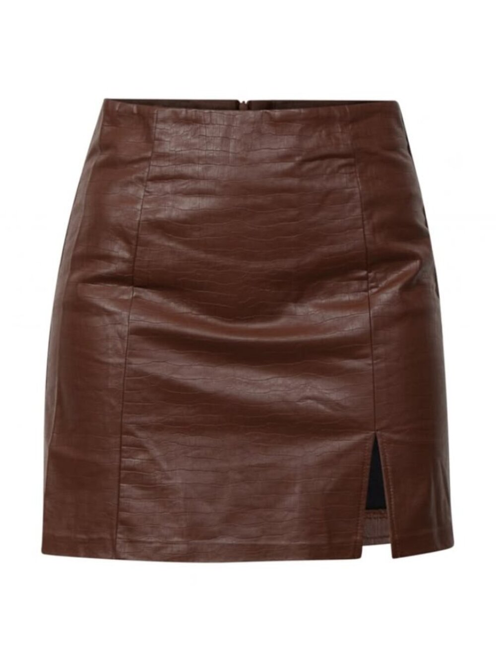 ONLY faux leather crocodile skirt